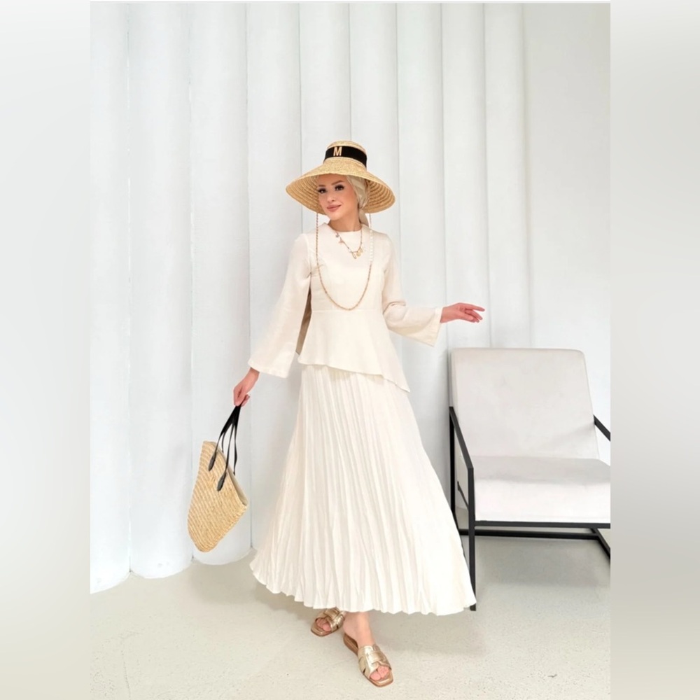 Modanisa linen two piece set